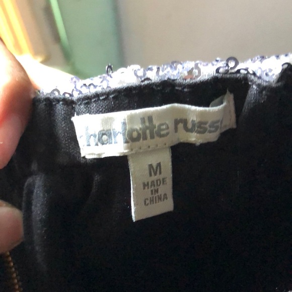 Silver sequence dress - Picture 6 of 7